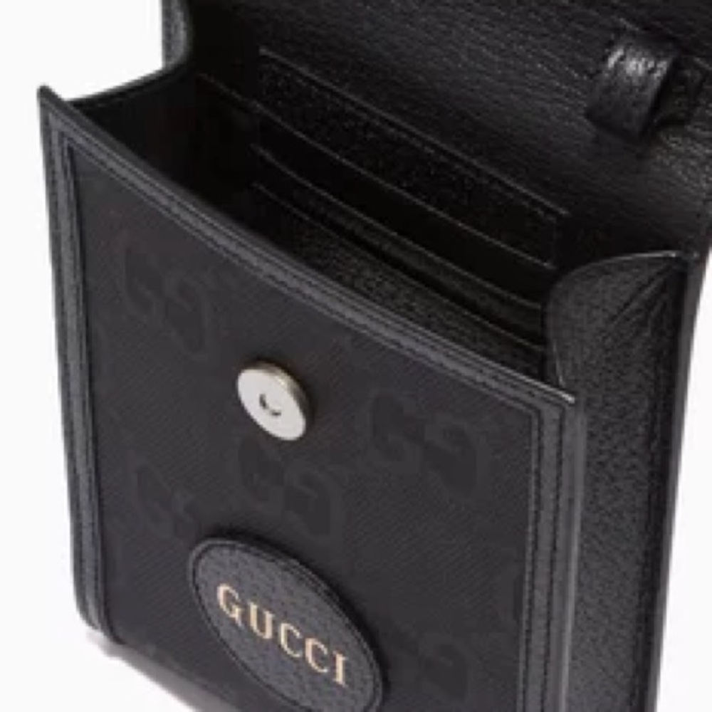 Authentic Gucci Off The Grid Black Mini GG Bag Full Set Crossbody/Phone Monogram - Picture 13 of 16